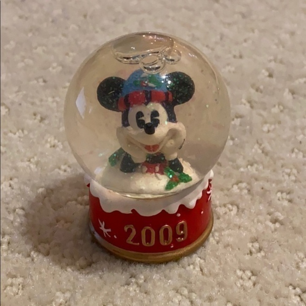 Rare JCPenny Mickey Black Friday Mini Snow Globe